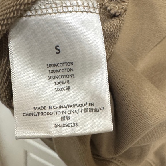 ESSENTIALS French Terry Three-Quarter Sleeve 77 Hoodie- small - Picture 7 of 9